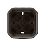 NOWE PLEXO - PUSZKA NATYNKOWA POJEDYNCZA Z PRZEPUSTEM MEMBRANOWYM ANTRACYT