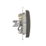 Simon 54 Łącznik hotelowy podwójny z podświetleniem brąz mat *Tylko do ramek S54 PREMIUM. Wymagane j