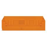 ścianka końcowa pomarańczowa