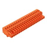 MCS-MIDI Classic gniazdo 20-bieg. pomarańczowe raster 5,08 mm /10szt./ WAGO