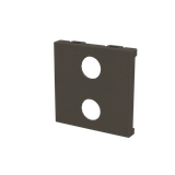 POKRYWA PRZYCISKU 1/2 KNX -KNX-ANTRACYT