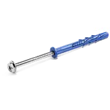 Kołek ramowy z kołnierzem R-FF1 10x140mm z wkrętem z łbem sześciokątnym i TORX 4szt. R-S3-FF1N10K140/4 RAWLPLUG