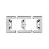 Simon 55 Puszka natynkowa 2-krotna do ramek LINE/DUO Wyokość: 40mm Aluminium mat