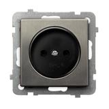SONATA STAL INOX Gniazdo pojedyncze kolor stal inox GP-1RM/m/37 OSPEL