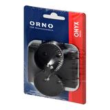 Gniazdo podwójne podtynkowe 2x2P+Z Onyx, 16A, 250V, PT-6OR, czarny OR-OE-7506/B ORNO