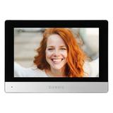 Wideo monitor bezsłuchawkowy, kolorowy, LCD 8", dotykowy, WiFi + APP na telefon, z gniazdem na kartę