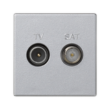 Simon Connect Gniazdo K45 TV-SAT 5-2400 MHz 2dB aluminium