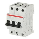S203M-C25UC Wyłącznik nadprądowy 10kA AC/DC 3P C25A 2CDS273061R0254 ABB