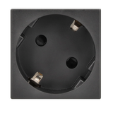 Simon Connect Gniazdo K45 z schuko 16A/230V szybkozłączki szary grafit K11/14 KONTAKT