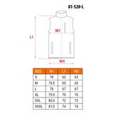 Bezrękawnik roboczy, dwustronny, jedna strona odblaskowa, rozmiar L/52