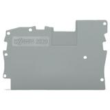 ścianka końcowa szara