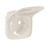 Valena Allure Plakietka Kremowa Gniazda Pojedynczego Schuko 2P+Z Z Klapką 754846 LEGRAND