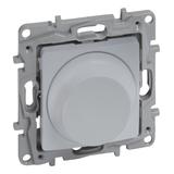 Niloe Selection - Ściemniacz Obrotowy 300 W - 2 Przewodowy (Do Obciążeń Rlc Oraz Do Lamp Led) Alumin 762188 LEGRAND