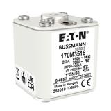FUSE 250A 690V 1*GN/50 AR UC Wkładka szybka 250A AC 690V rozmiar 1 45x59x51 mm aR I 170M3516 EATON