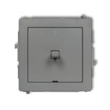 DECO Mechanizm łącznika dwubiegunowego w stylu amerykańskim szary mat