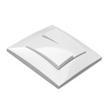 CARLA łącznik świecznikowy biały