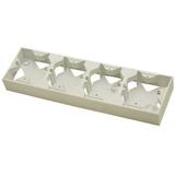 ARIA Puszka instalacyjna poczwórna - kolor ecru