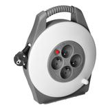 Przedłużacz bębnowy 4 gniazda z uziemieniem zwijany kabel PVC 900W 10m VIRONE