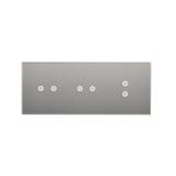 Simon 54 Touch Panel dotykowy S54 Touch 3 moduły 2 pola dotykowe poziome + 2 pole dotykowe poziome + 2 pola dotykowe pionowe srebrna mgła DSTR3223/71 KONTAKT