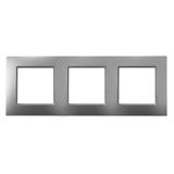 ARIA Ramka potrójna - kolor srebro