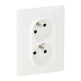 Valena Life Gniazdo Pojedyncze Z Uziemieniem Typu Monoblok /Z Przesłonami/ Białe|N|16A – 250 V 753186 LEGRAND