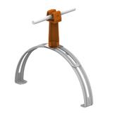 AN-14P/OG/-N Uchwyt gąsior.rozsuw.Z-zatrz. H=7cm /OG/ brązowy