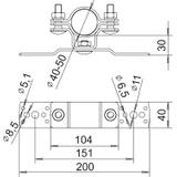isFang TW30, Wspornik ŚCIENNY