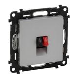 Valena Life Gniazdo Głośnikowe Aluminium 753372 LEGRAND
