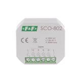 Ściemniacz oświetlenia z pamięcią montaż podtynkowy zasilanie 230V AC 300W SCO-802 F&F