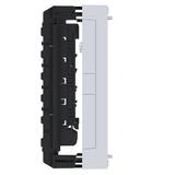 univers N Blok dla szyn zbiorczych poziomych 12x5/10mm 40mm 2xNH00(4xNH000) 300x250mm UE21A2B HAGER