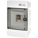 Rozdzielnica podtynkowa 1x4 drzwi transparentne ECM4PT 001100142 ETI