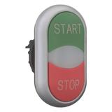 M22-DDL-GR-GB1/GB0 Przycisk podwójny zielony/czerwony /START-STOP/ z samopowrotem i z możliwością po