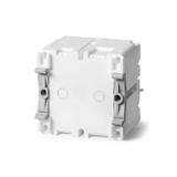 P1kn71x71 ,  Puszka instalacyjna jednopolowa do kanałów elektroinst. 71 mm x 71 mm, biały