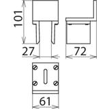Śruba uziemiająca do gniazd bezp. NH 1..3