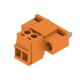 SCZ 3.81/02/180FI SN OR BX Wtyk PCB (złącze wiązki), 3.81 mm, Liczba biegunów: 2, Przyłącze z jarzmem /50szt./ 1970260000 WEIDMÜLLER