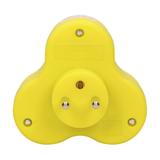 Rozgałęźnik 3x2P+Z limonkowy OR-AE-13134/L ORNO