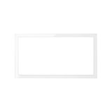 Simon 100 Ramka matrix 2-krotna biały