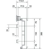 univers N HC 300x500mm zestaw z pokrywą pełną z TS35 UC22RK HAGER