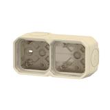 NOWE PLEXO - PUSZKA NATYNKOWA PODWÓJNA Z PRZEPUSTEM MEMBRANOWYM PIASKOWA