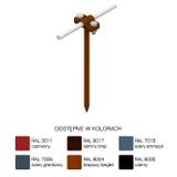 Uchwyt wb. na drut Z-śruba fi 8  L=21cm /LA/