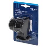 Adapter gniazda przyczepy,tworzywo 13/7-pin, 12/24V OR-AE-13229 ORNO