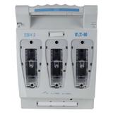 EBH223TBM1 Rozłącznik bezpiecznikowy poziomy 400A AC 690V NH2 AC23B 3P IEC montaż na szynie EBH223TB