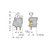 złączka do płytek drukowanych niebieska raster 10/10,16 mm