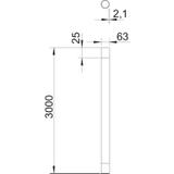 SM63 W ALU, Rura aluminiowa