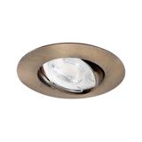 Oprawa sufitowa punktowa 1x50W GU5,3 IIIkl. 220-240V IP20 CTX-DT02B-AB LUTO 2594 KANLUX