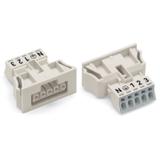 WINSTA gniazdo Snap-In 5-biegunowe białe