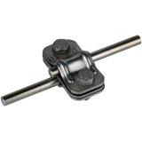 Zacisk probierczy z przekładką, drut 8-10/8-10 mm, stal nierdzewna NIRO