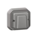NOWE PLEXO - WYJŚCIE KABLOWE Z UCHWYTEM KOMPLET PODTYNK. 16A-230V~ SZARE