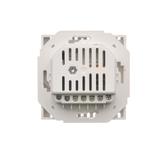Simon Basic Regulator temperatury z czujnikiem wewnętrznym 16A 230V. Montaż gniazda na wkręty do pus