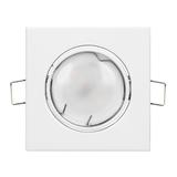 SUTRI SM ramka dekoracyjna oprawy punktowej MR16/GU10 max 50W kwadrat regulowana biała AD-OD-6178/W